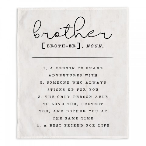 Brother Definition 34x40 Tapestry