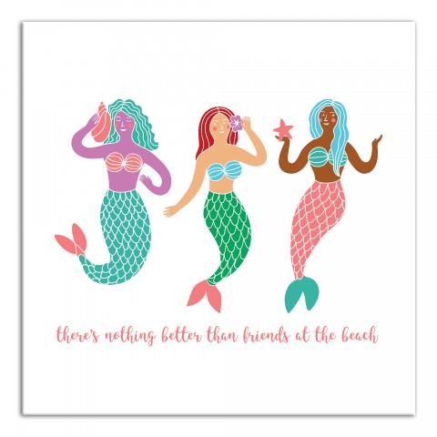 Mermaid Friends   Wall Art
