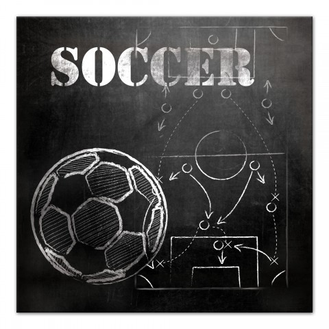 Soccer Plays   Wall Art