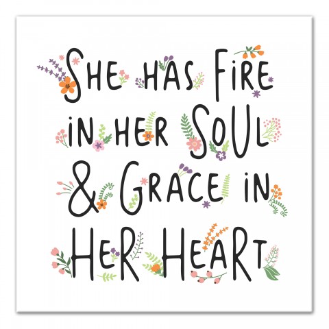 Fire in Her Soul Wall Art