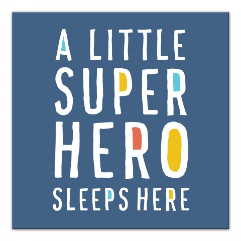 Little Super Hero Wall Art