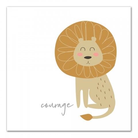  Courage Lion Wall Art
