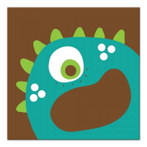 Blue Monster Wall Art
