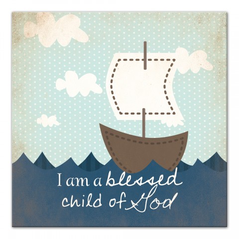 Child Of God Boat Wall Art