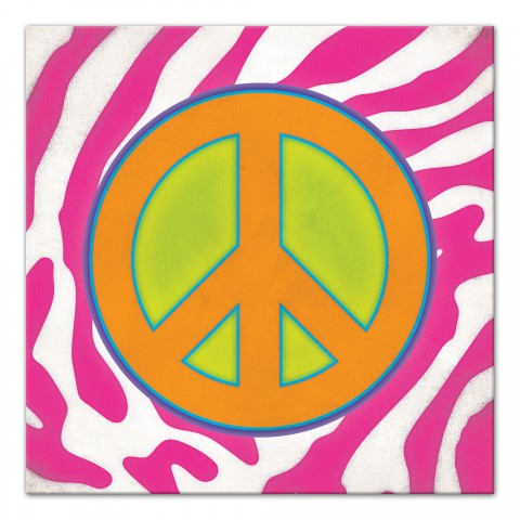 Bright Peace Sign Wall Art