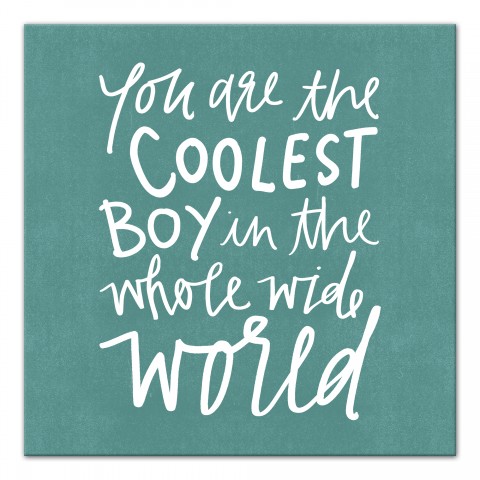 Coolest Boy in the World Wall Art