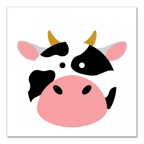 Cow Face Wall Art