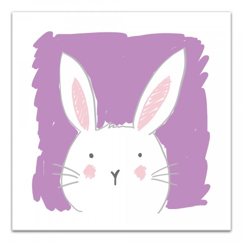 Rabbit Drawing Wall Art