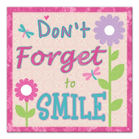 Don't Forget To Smile   Wall Art