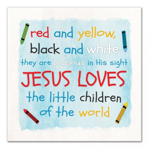 Jesus Loves Wall Art