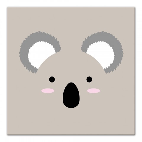 Koala Face   Wall Art