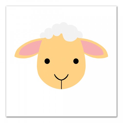 Lamb Face   Wall Art