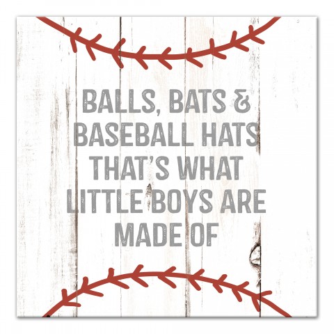 What Little Boys Are Made Of Wall Art