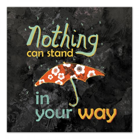 Nothing In Your Way Umbrella Wall Art