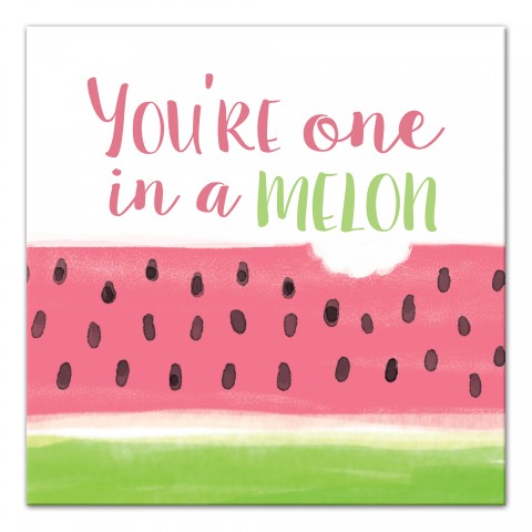 One in A Melon Wall Art