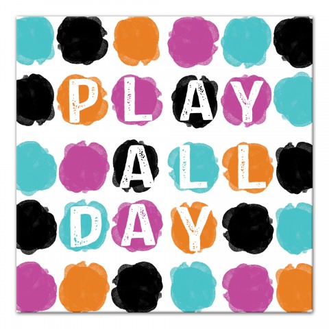 Play All Day Spots Wall Art