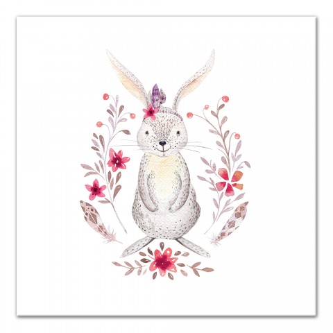 Boho Bunny Wall Art