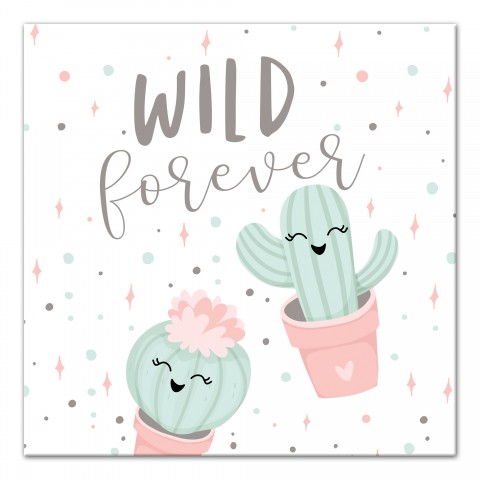 Wild Forever Cactus Wall Art