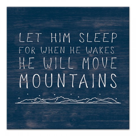 He Will Move Mountains Wall Art