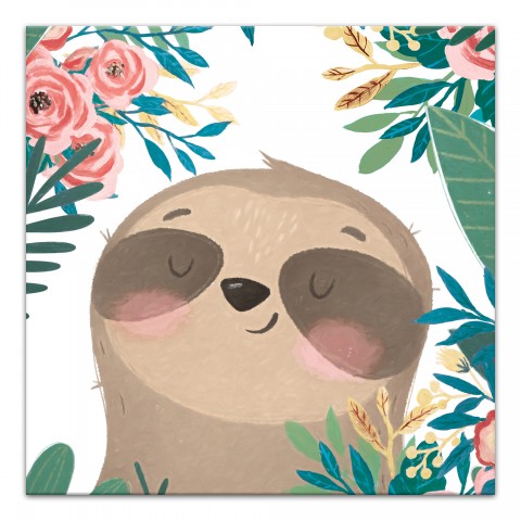 Bashful Sloth   Wall Art