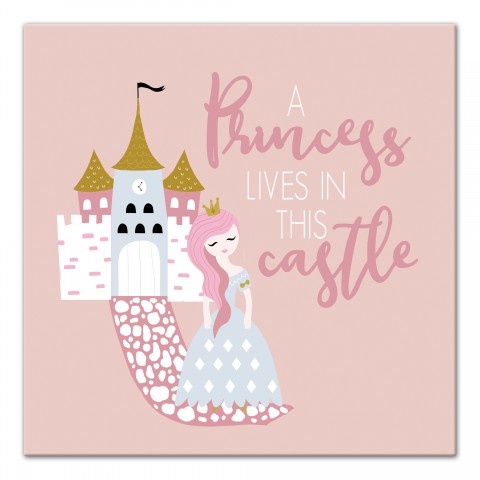Lives in This Castle Wall Art
