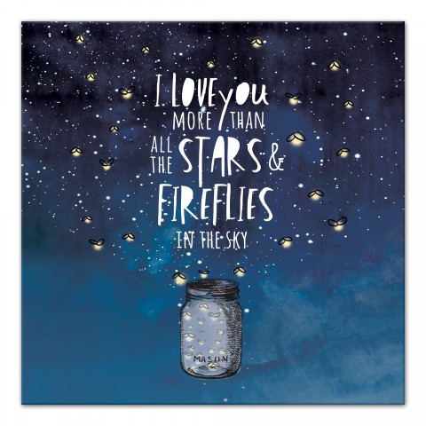 Stars And Fireflies Wall Art