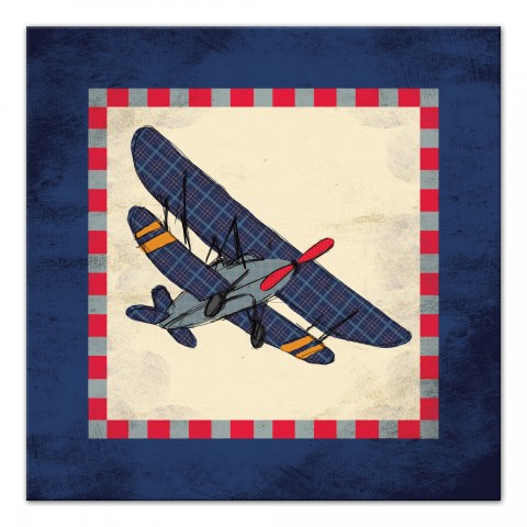 Vintage Airplane Wall Art