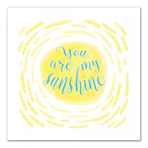 Watercolor Sunshine Wall Art