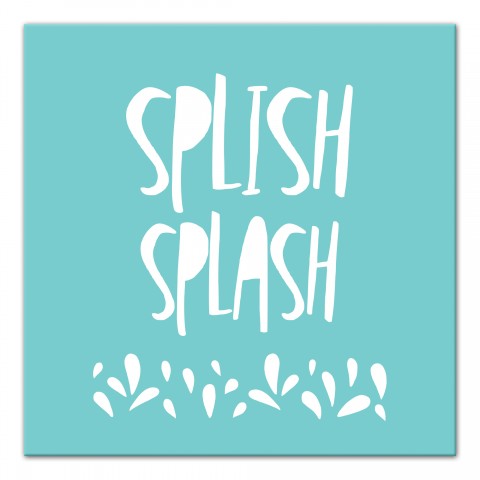 Splish Splash Blue Wall Art