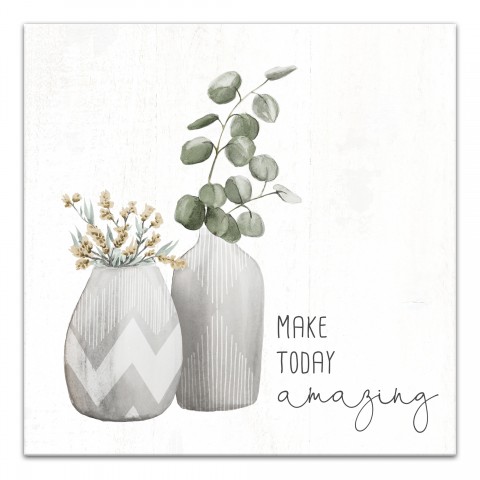 Make Today Amazing 16x16 Canvas Wall Art