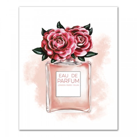 Floral Perfume Rose 16x20 Canvas Wall Art