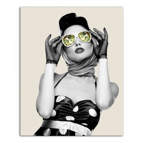 Fancy Shades  16x20 Canvas Wall Art
