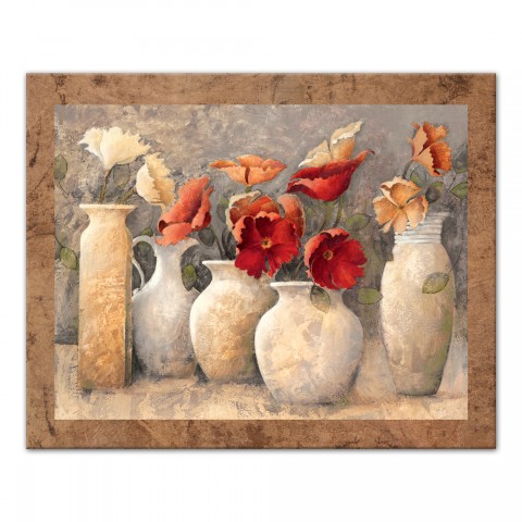 Multipot Floral 20x16 Canvas Wall Art