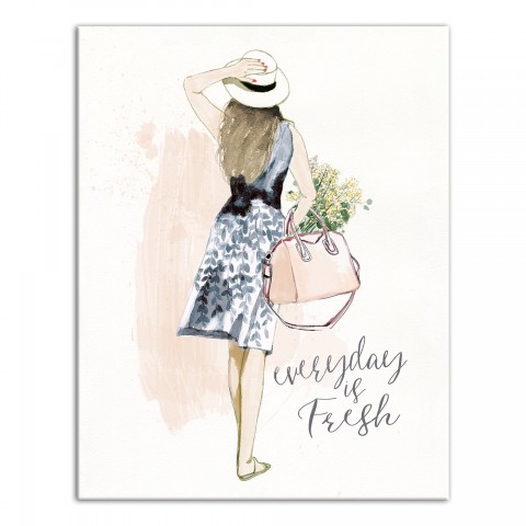 Everyday Is Fresh 11x14 Canvas Wall Art