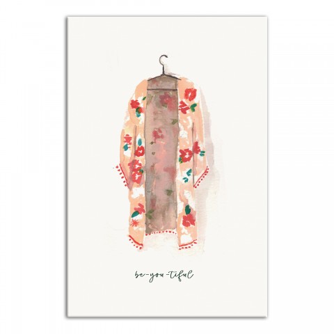 Kimono On Hanger 12x18 Canvas Wall Art