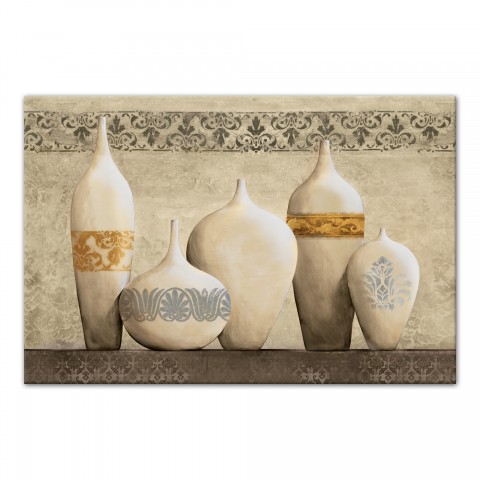 Ivory Jugs 30x20 Canvas Wall Art