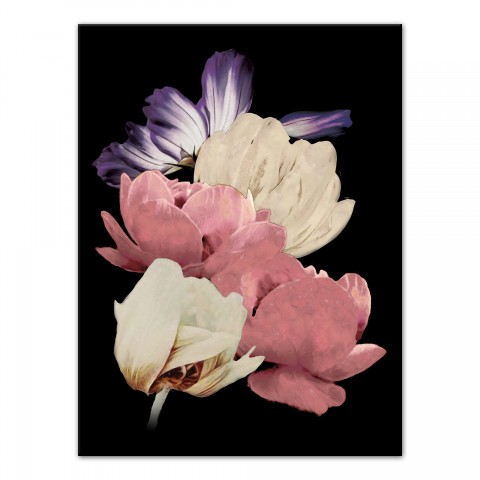 More Moody Flowers  30x40 Canvas Wall Art