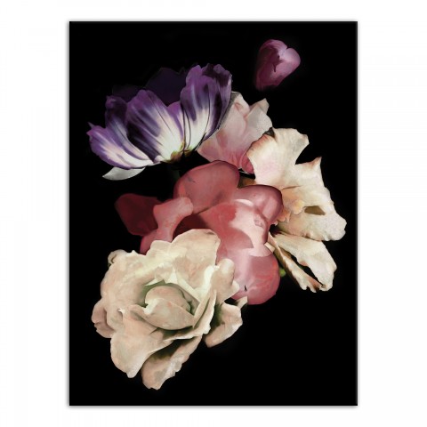 More Moody Flowers 30x40 Canvas Wall Art