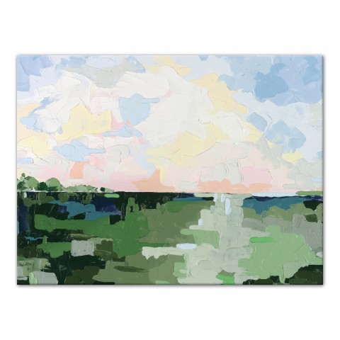 Paint Swatch Horizon 40x30 Canvas Wall Art