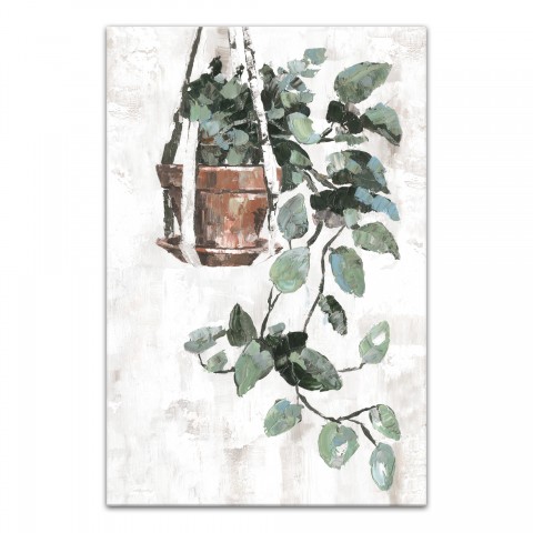 Hand Painted Plants 20x30 Canvas Wall Art