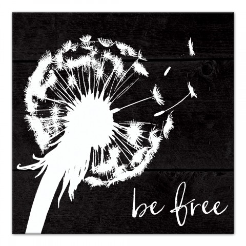 Be Free 12x12 Canvas Wall Art