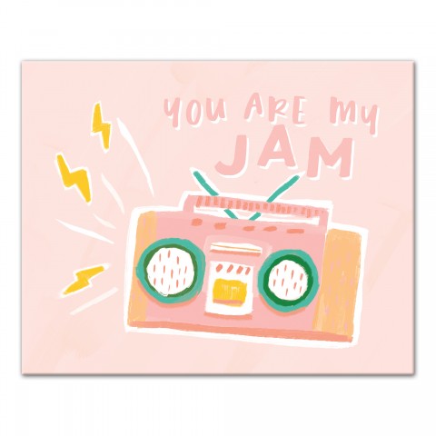 You Are My Jam Boombox 20x16 Canvas Wall Art