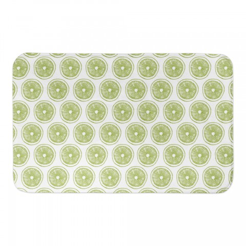 Lime Slice  34x21 Bath Mat