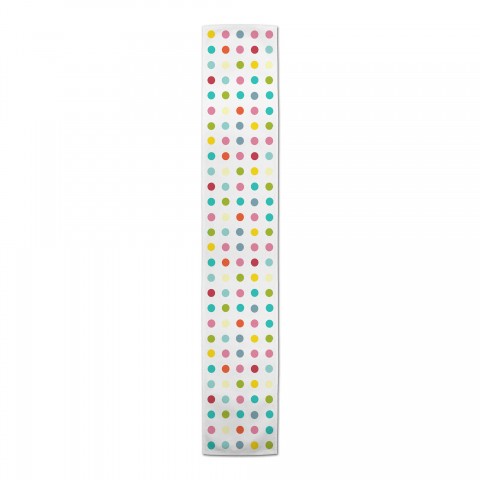 Pink Blue Grid  Overlay Runner