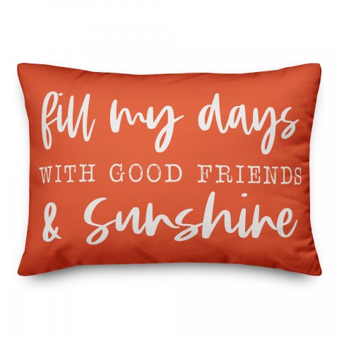 Good Friends Sunshine 14x20 Spun Poly Pillow