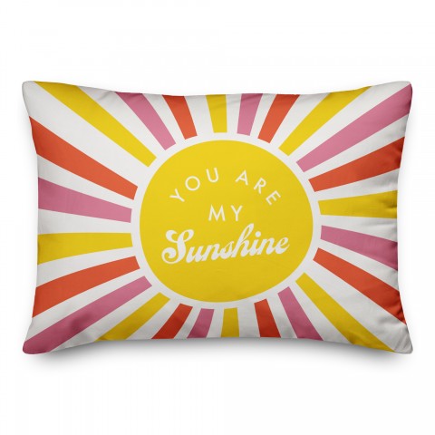 You Are My Sunshine 14x20 Spun Poly Pillow