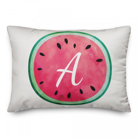 Monogram 14x20 Personalized Spun Poly Pillow