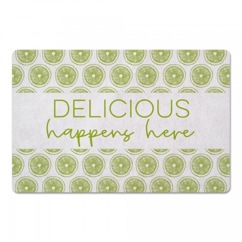 Lime Slice Delicious 27x18 Floor Mat