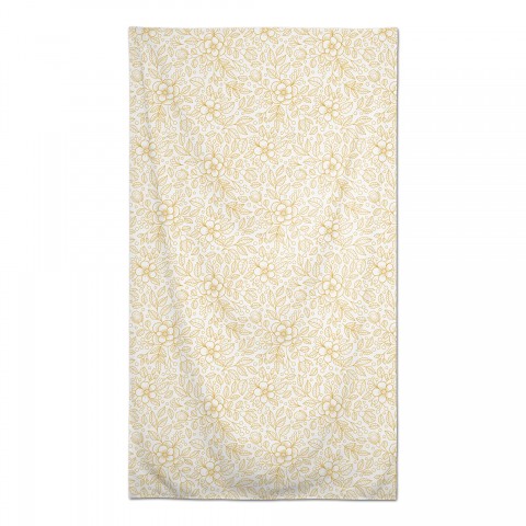 Doodle Flower Pattern Tablecloth
