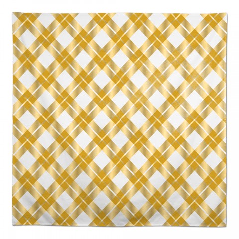 Diagonal Plaid Tablecloth